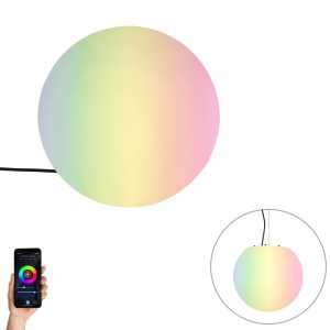 Smart Outdoor Lamp White 35 cm IP65 incl. WiFi A60 - Nura