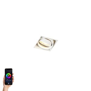 Smart Recessed Spotlight White Trimless Incl. WiFi GU10 - Oneon 1