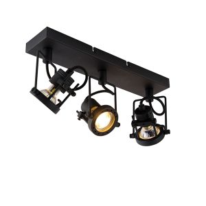 Smart Spotlight Black 3-Light Incl. Wifi GU10 - Suplux