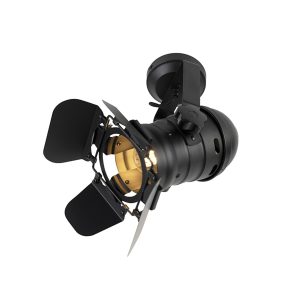 Smart Studio Spot Black Rotatable and Tiltable Incl. Wifi A60 - Movie