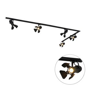 Smart Track Lighting Black 5-Lights Incl. WiFi GU10 - Movie