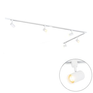 Smart Track Lighting System White 1-Phase 5-Lights Incl. Wifi GU10 - Iconic Jeana