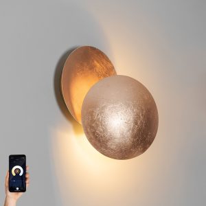 Smart Wall Lamp Copper Incl. Wifi G9 - Sunrise