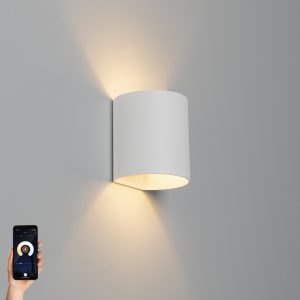 Smart Wall Lamp White Incl. Wifi G9 - Sabbio