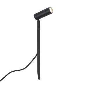 Spike Spotlight Black 40cm incl. LED Adjustable IP65 incl. Cord and Plug - Carl