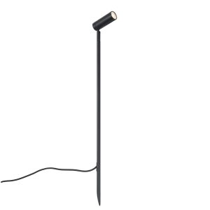 Spotlight Black 80cm incl. LED Adjustable IP65 incl. Cord and Plug - Carl
