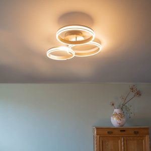 Steel Ceiling Light Incl. LED 3-Step Dimmable 3-Light - Navara