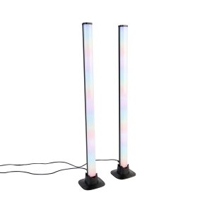 Table Lamp Black Incl. LED with Remote Control and RGB - Arnold