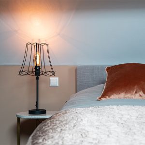 Table Lamp Black with Granny Frame 30 cm Adjustable - Parte