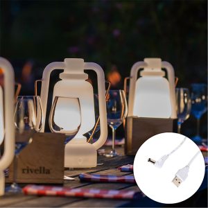 Table Lamp Rechargeable 30 cm IP44 White - Storm Small
