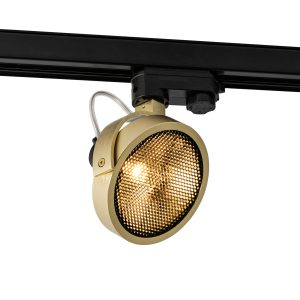 Track Spotlight Gold for 3-Phase Track GU10 111mm - 3-Phase Master Honey