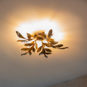 Vintage Ceiling Light Antique Gold 5 Lights - Linden
