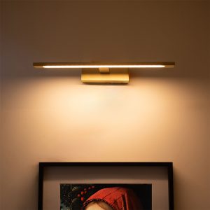 Wall Light Brass 41.5 cm Incl. LED IP44 - Jerre