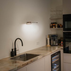 Wall Light Steel 62 cm Incl. LED IP44 - Jerre