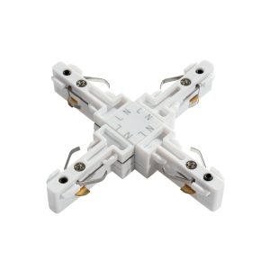 X-Connector Track White 1-Phase - Slimline